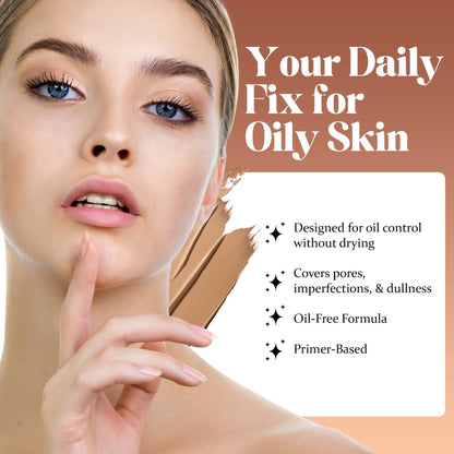 Colors Queen Oil Control Base Foundation - Natural Almonds 04