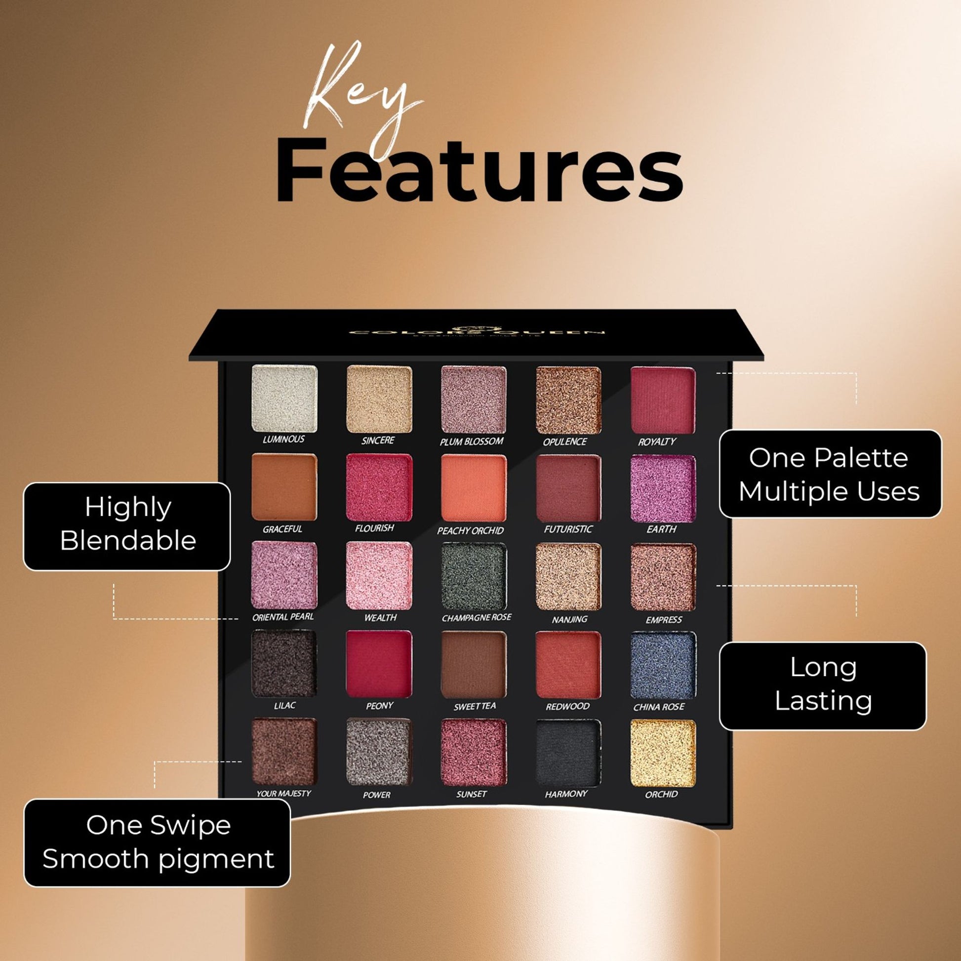 Colors Queen Divine Eyeshadow Palette - Multicolor 2