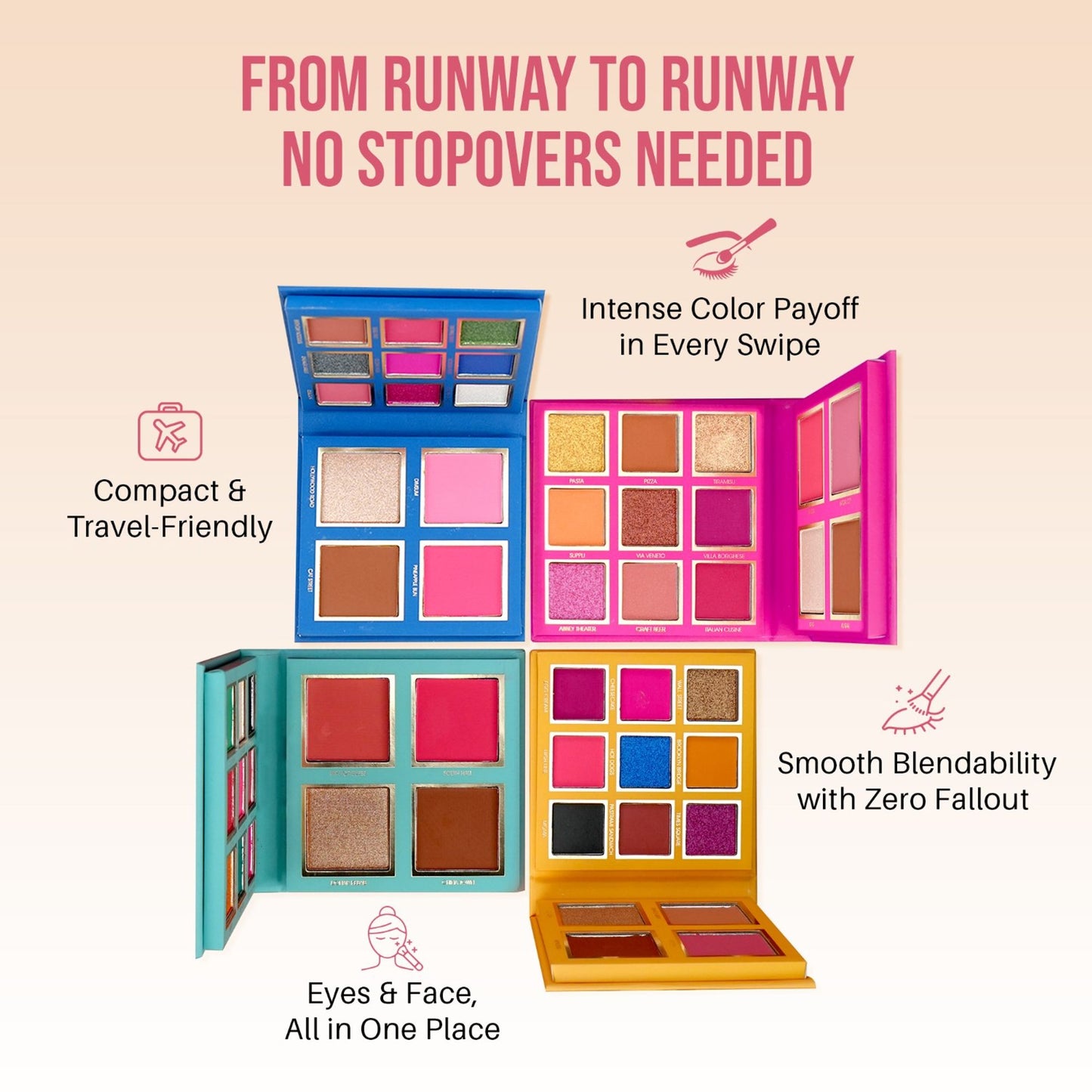 Colors Queen Country Obsession Eyeshadow Palette - Hong Kong