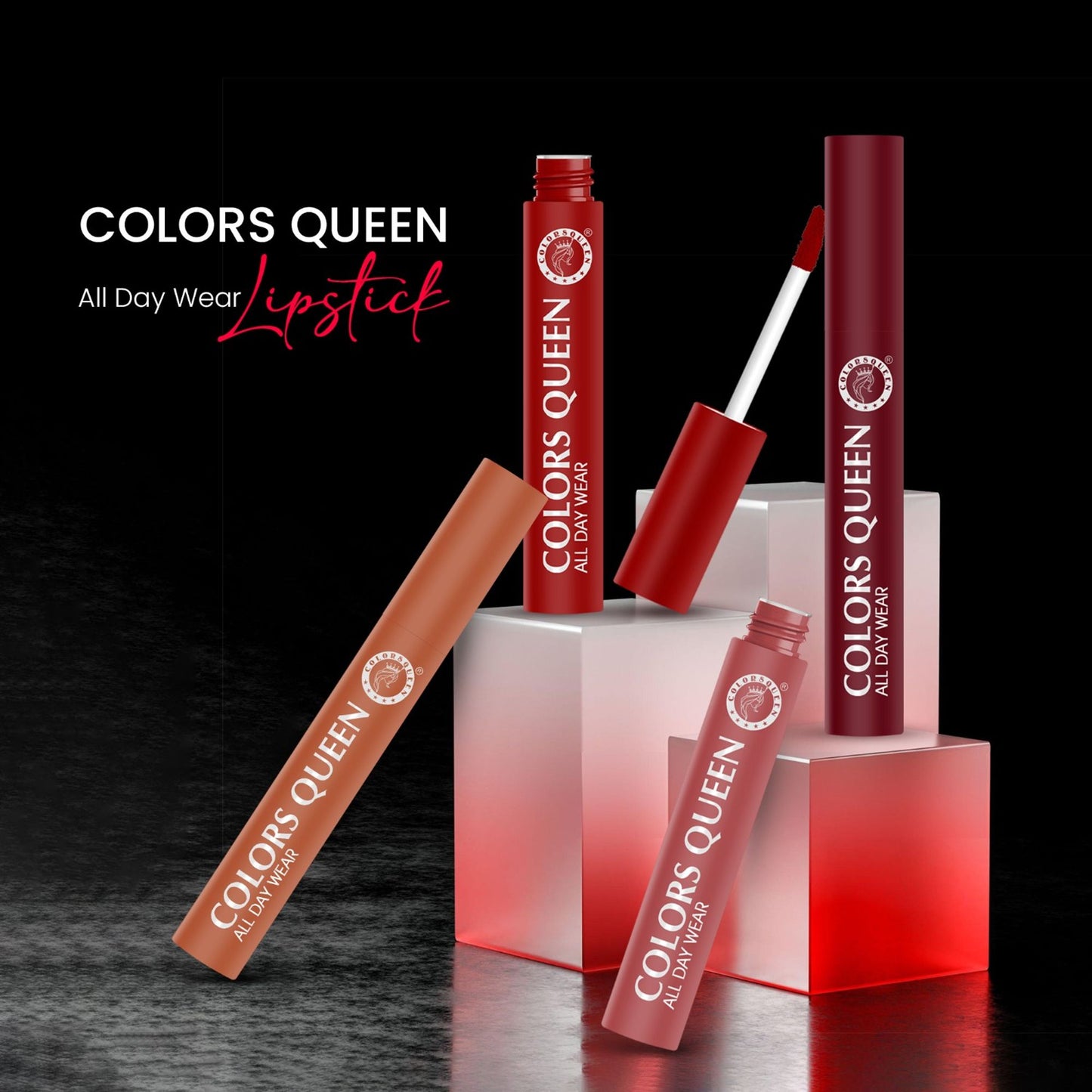 Colors Queen All Day Wear Liquid Lipstick - Nude Show