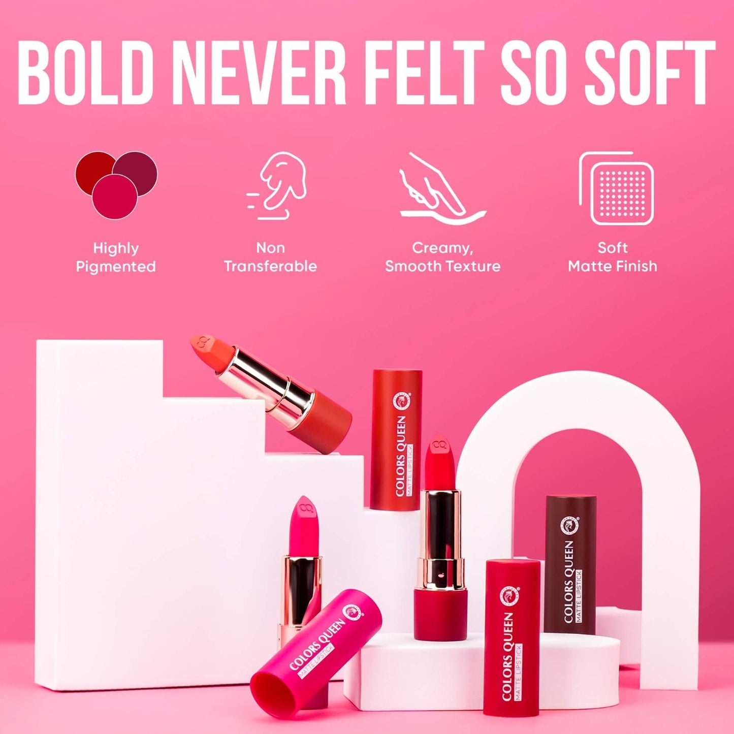 Colors Queen Lippie Stick Matte Lipstick - Hot Chocolate