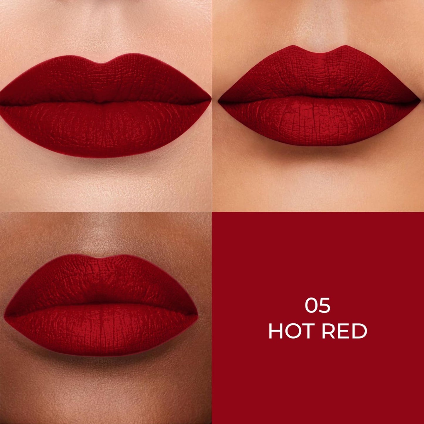 Colors Queen Lippie Stick Matte Lipstick - Hot Red