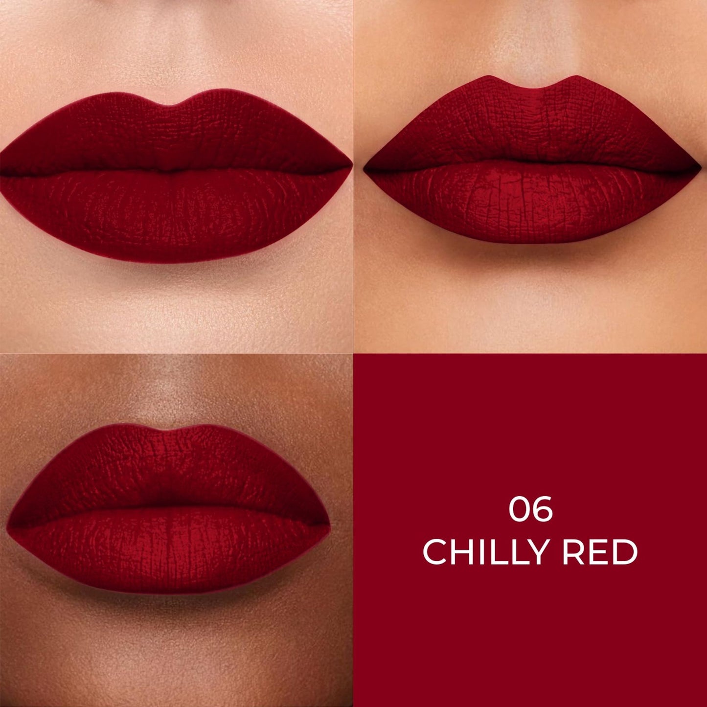 Colors Queen Lippie Stick Matte Lipstick - Chilly Red