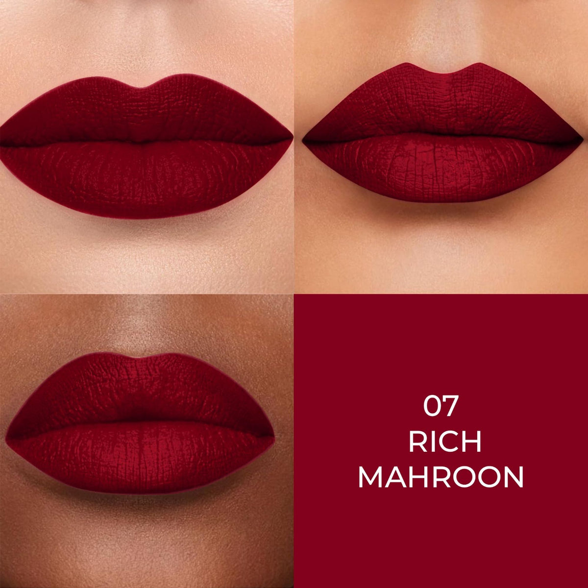 Colors Queen Lippie Stick Matte Lipstick - Rich Maroon
