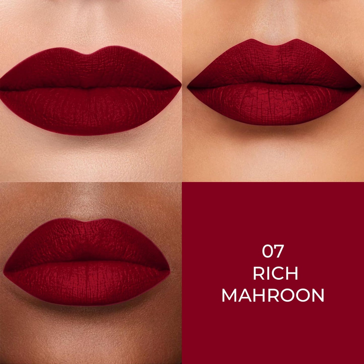 Colors Queen Lippie Stick Matte Lipstick - Rich Maroon