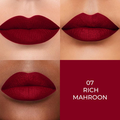 Colors Queen Lippie Stick Matte Lipstick - Rich Maroon