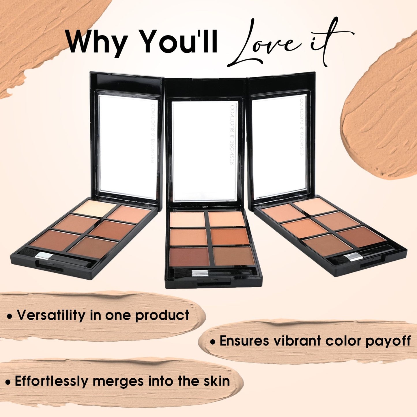 Colors Queen Contour & Bronzer Palette - 01