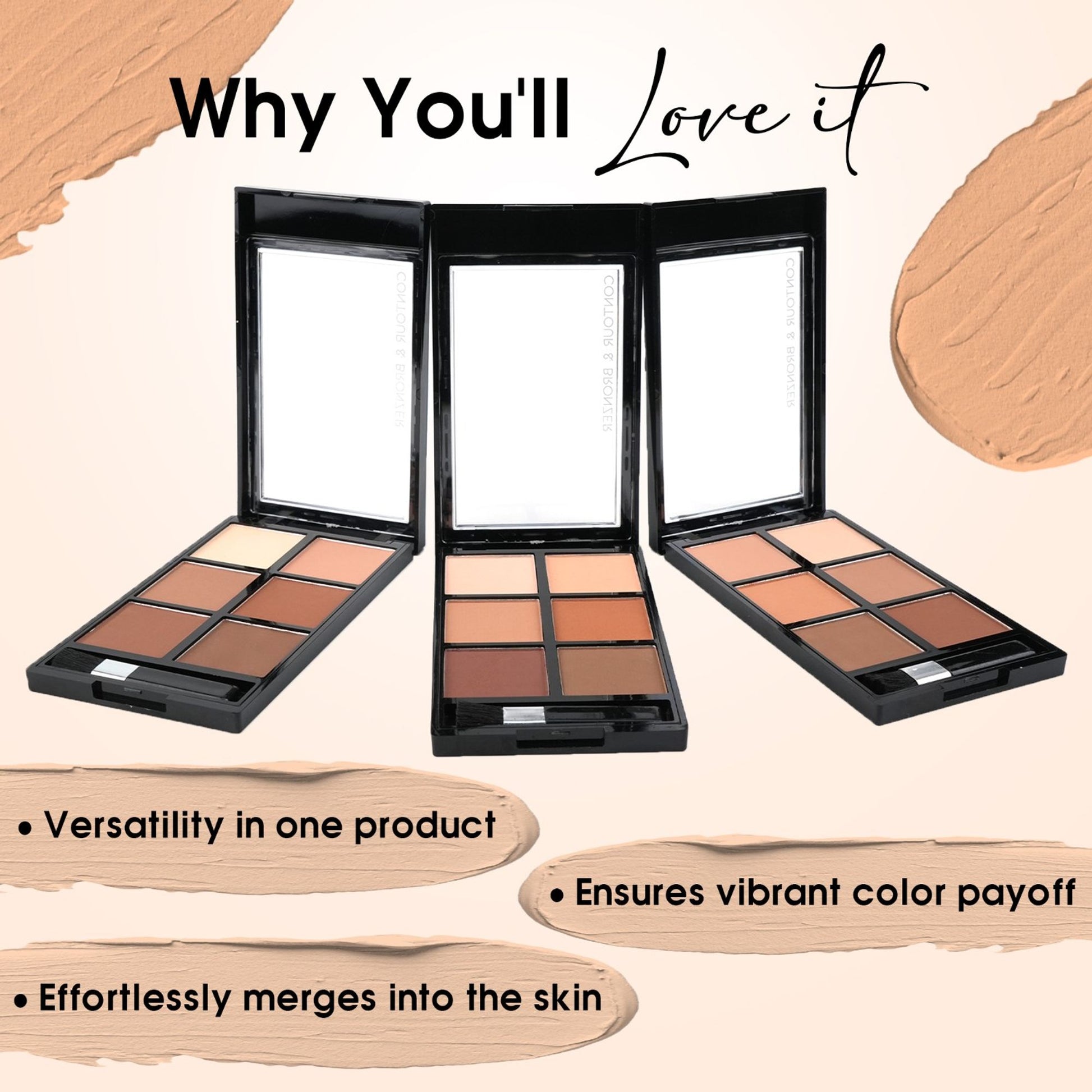 Colors Queen Contour & Bronzer Palette - 03