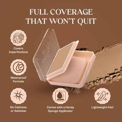 Colors Queen High Cover Compact Powder - Porcelain