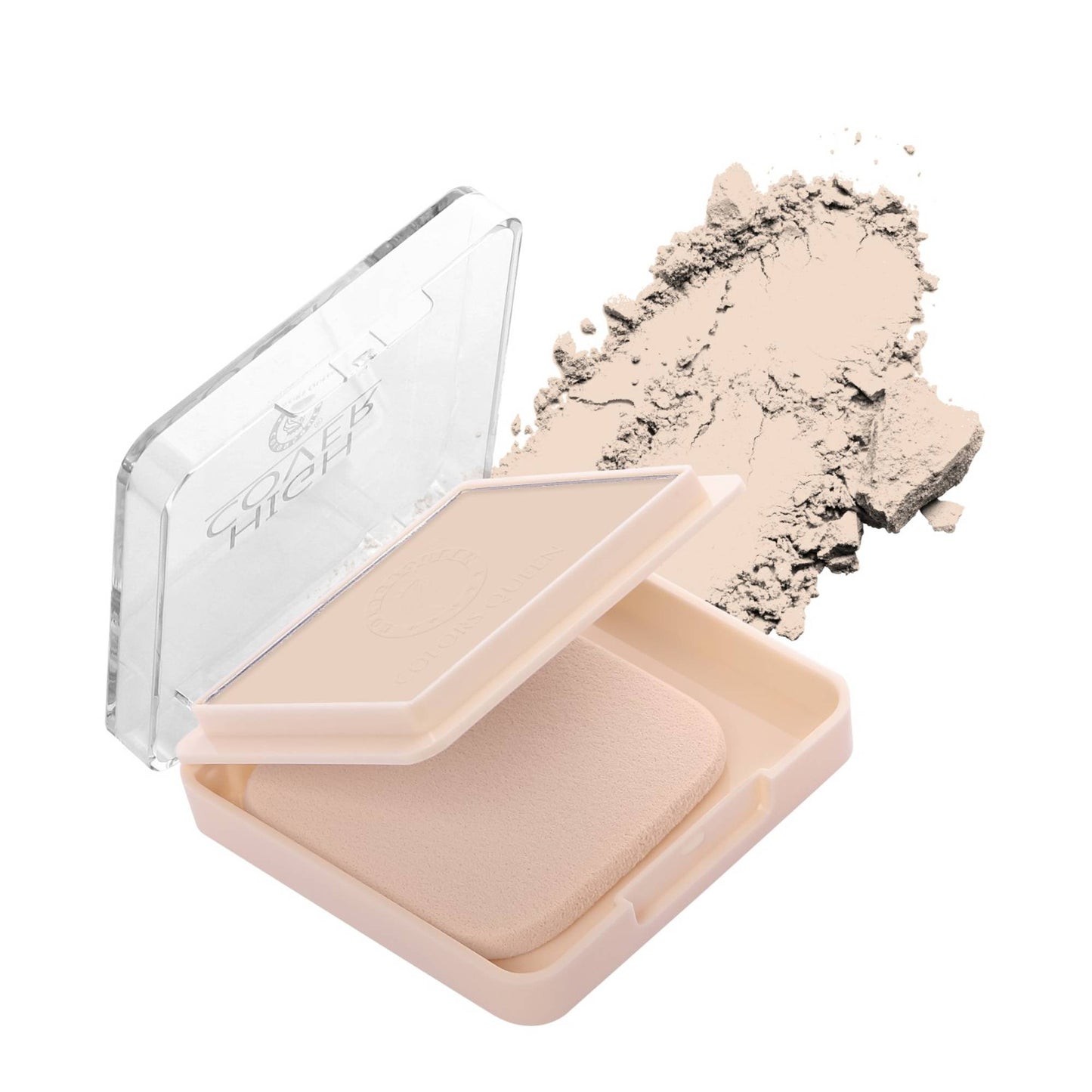 Colors Queen High Cover Compact Powder - Cream Beige
