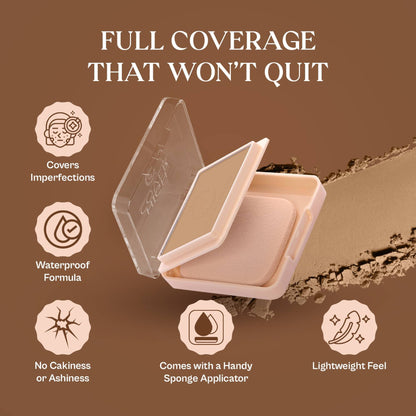 Colors Queen High Cover Compact Powder - Cream Beige