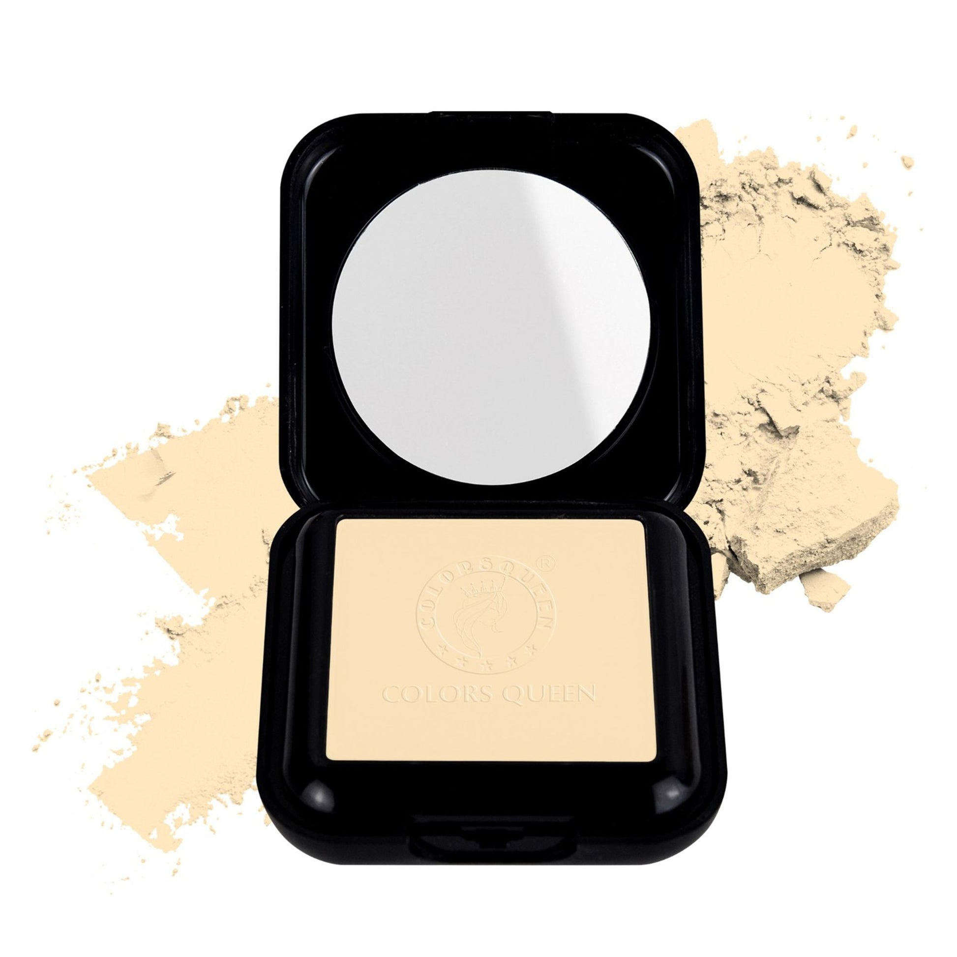 Colors Queen Fit For U Matte Compact Powder - Porcelain 01