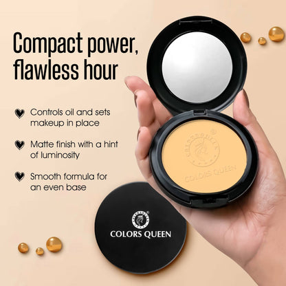 Colors Queen Luminous Silk Compact Powder - 5