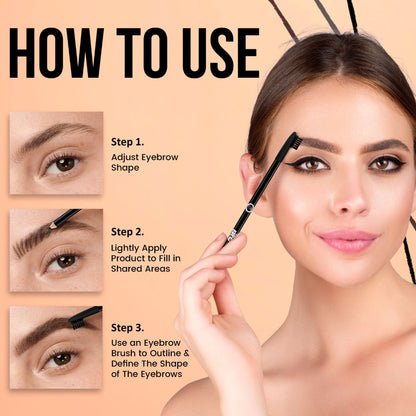 Colors Queen Easy Eye Brow Pencil - Dark Brown