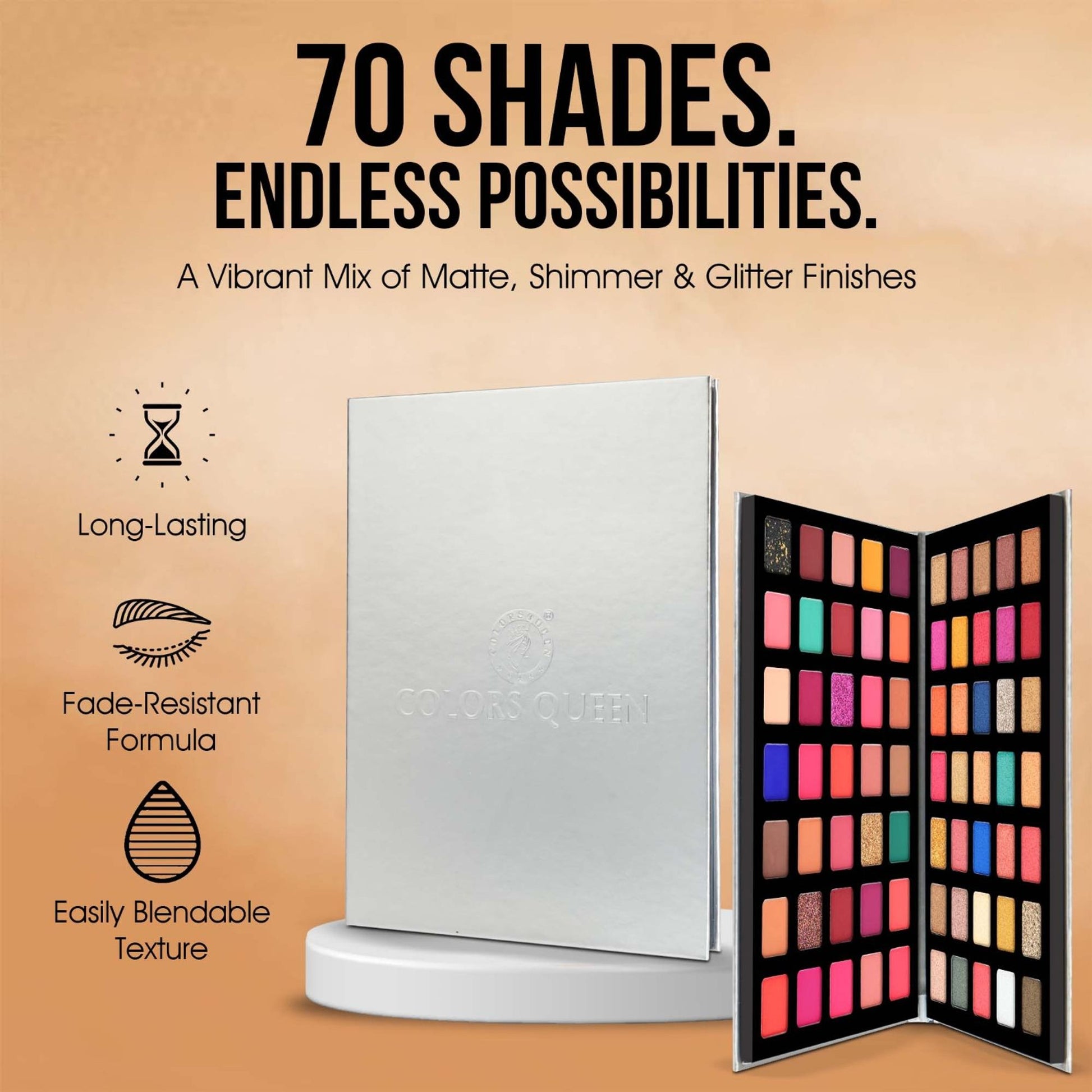 Colors Queen 70 Multi - Color Eyeshadow Palette