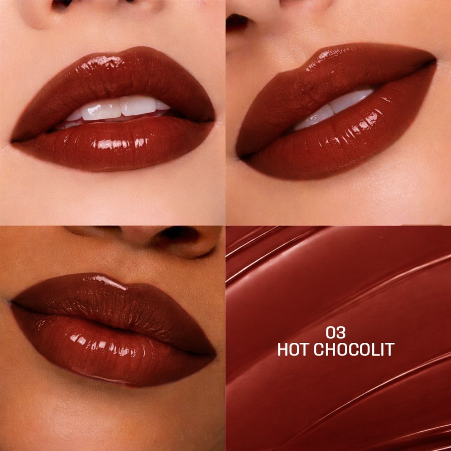 Colors Queen High Shine Gloss Stick enriched with Vitamin E & Squalane - Hot Chocolate