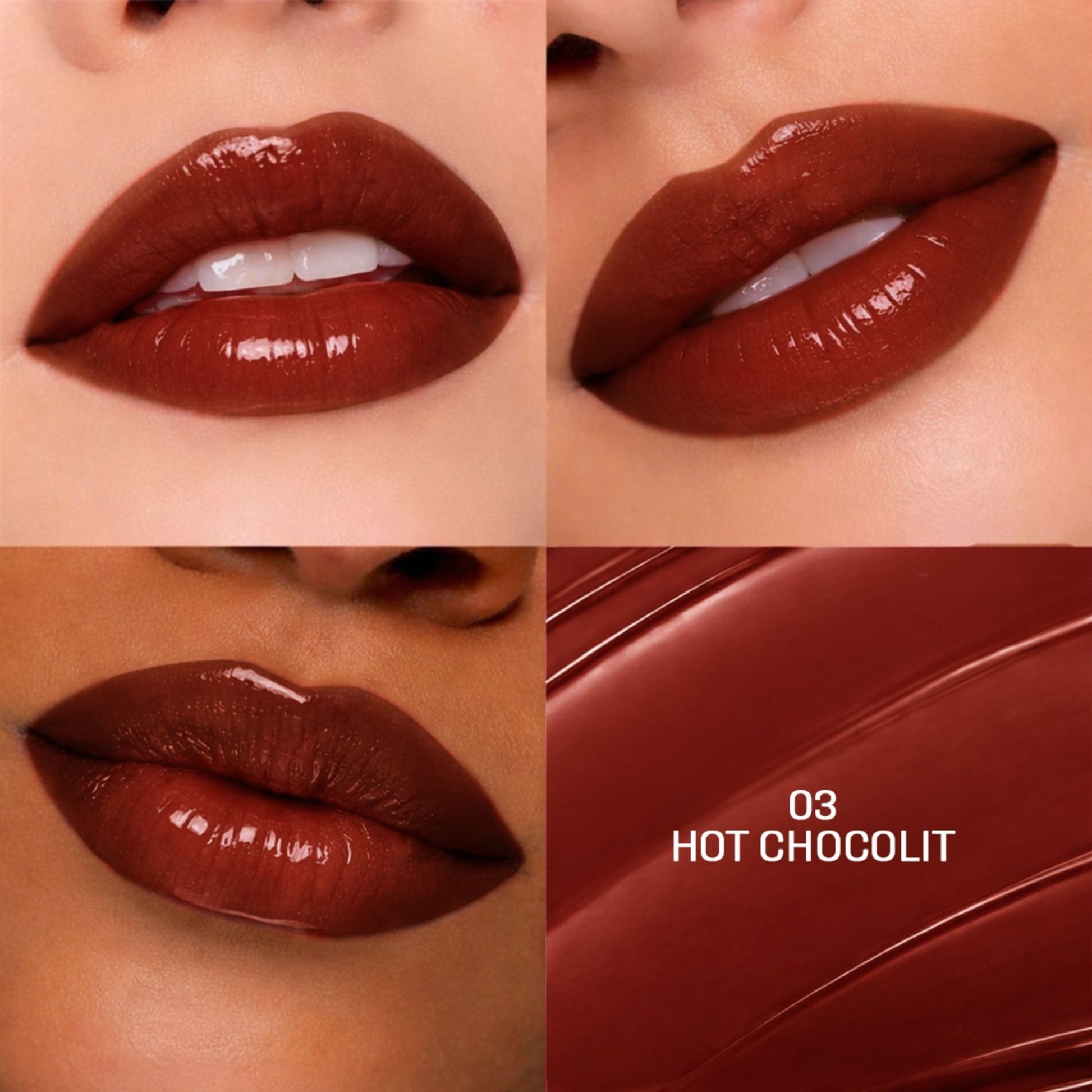 Colors Queen High Shine Gloss Stick enriched with Vitamin E & Squalane - Hot Chocolate