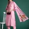Dhiyona IE Floral Embroidered Thread Work Kurta with Trousers & With Dupatta