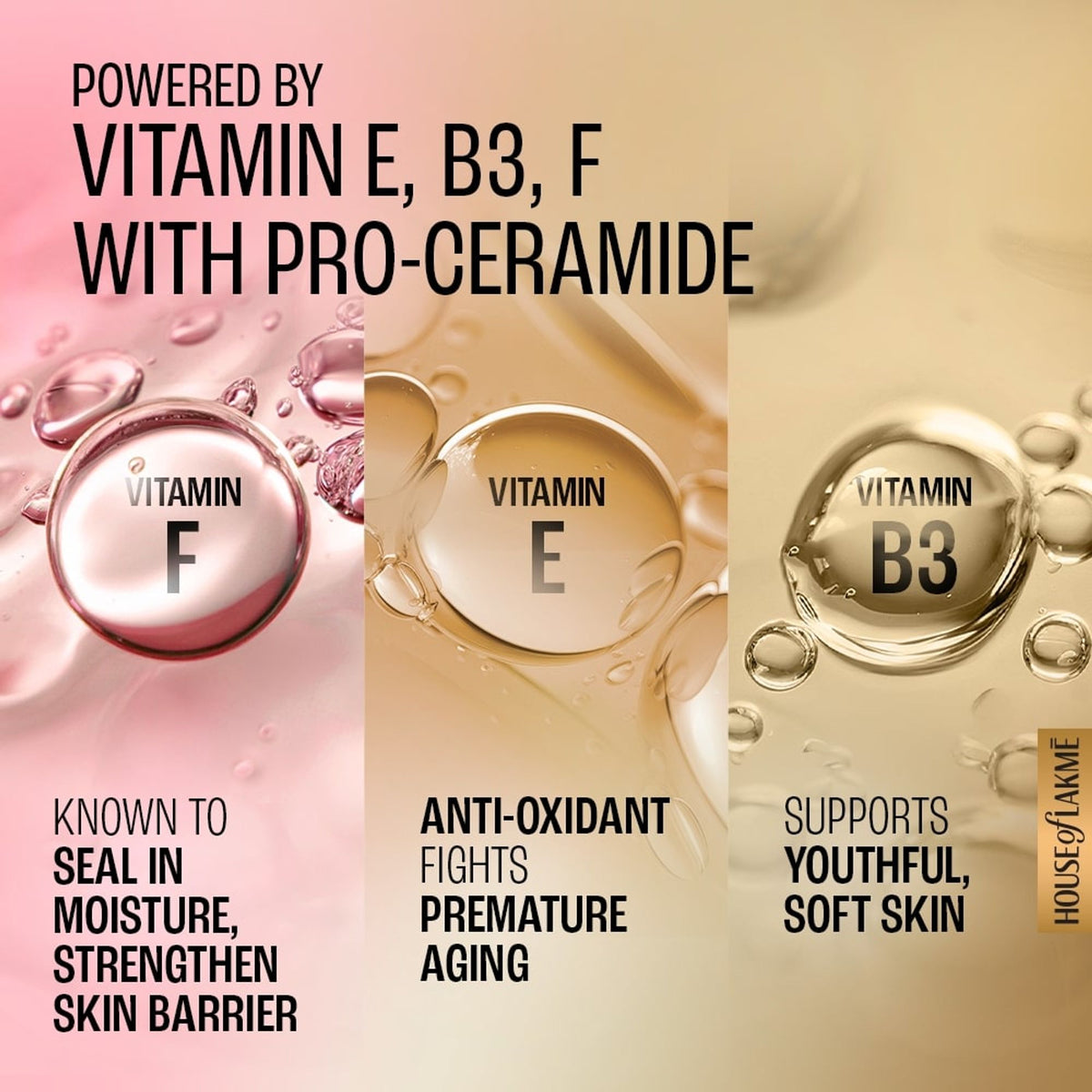 Lakme Dew Drama Gel Creme With With Vit E + Vit B + Vit F & Pro-Ceramides For Improved Skin Barrier