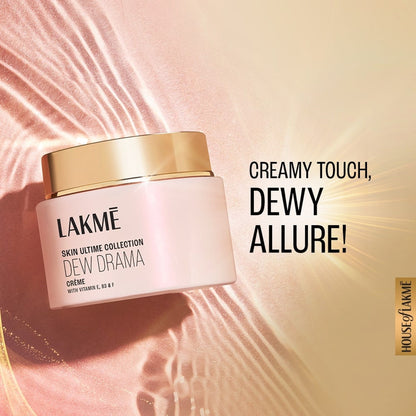 Lakme Dew Drama Gel Creme With With Vit E + Vit B + Vit F & Pro-Ceramides For Improved Skin Barrier