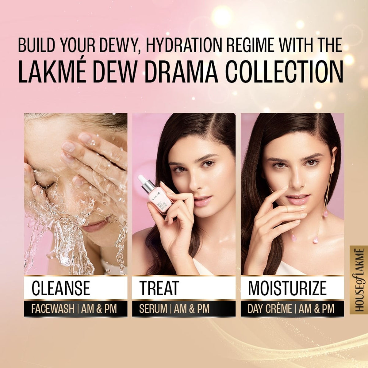 Lakme Dew Drama Gel Creme With With Vit E + Vit B + Vit F & Pro-Ceramides For Improved Skin Barrier