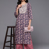 Dhiyona IE Paisley Printed Sequinned Kurta
