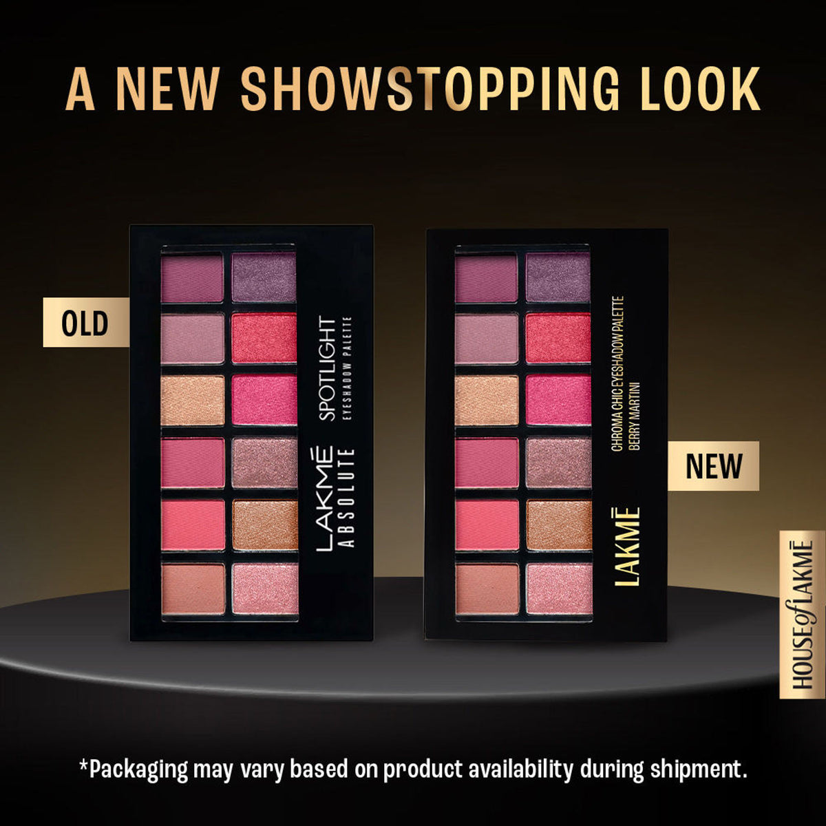 Lakme Glitterati Chroma Chic Eye Shadow Palette - Berry Martini