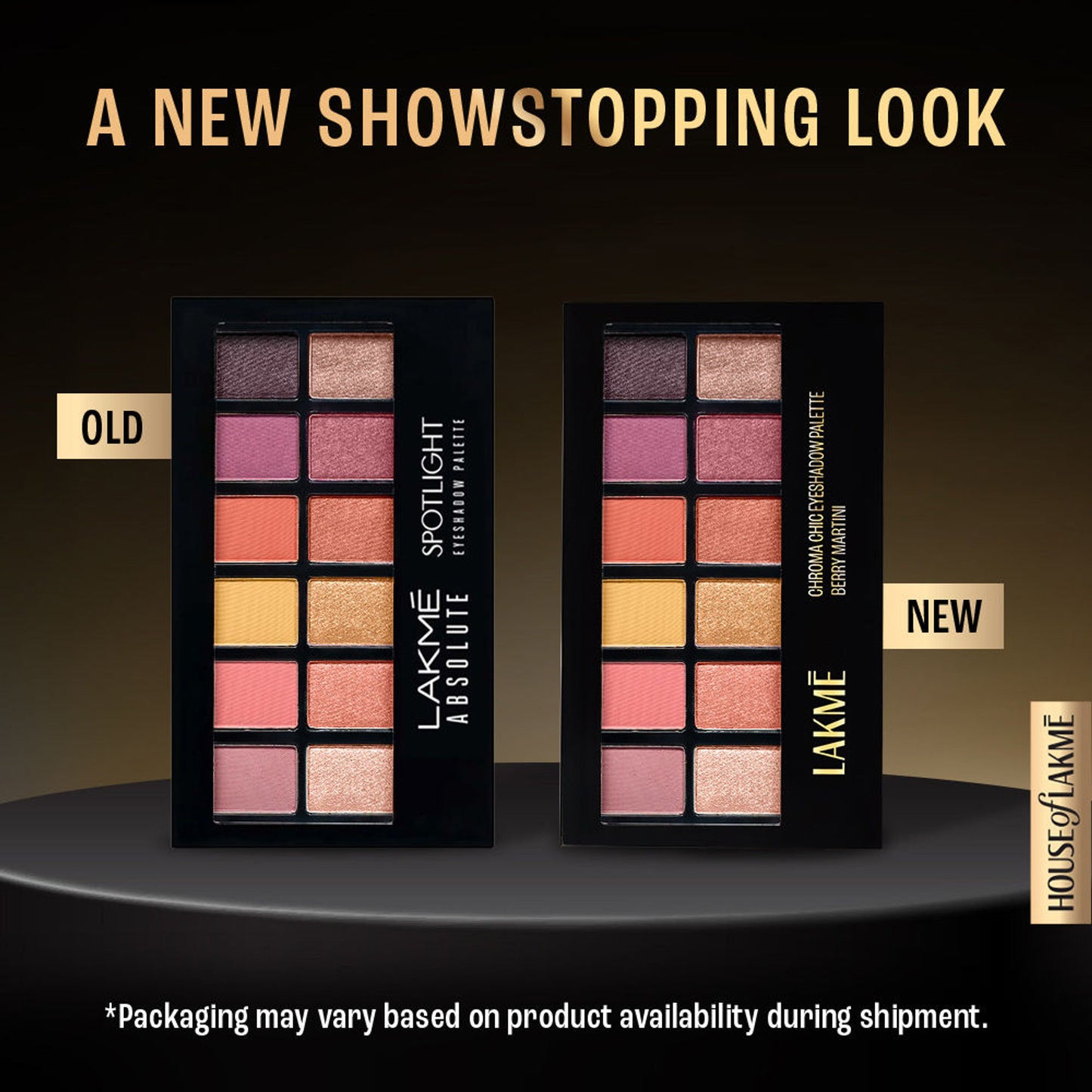 Lakme Glitterati Chroma Chic Eye Shadow Palette - Sundowner