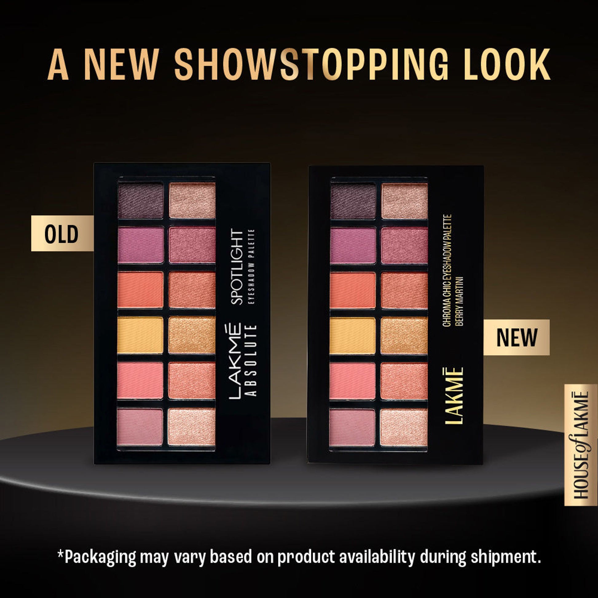 Lakme Glitterati Chroma Chic Eye Shadow Palette - Sundowner