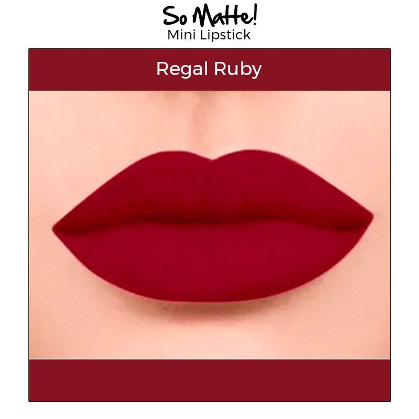 Nykaa Cosmetics So Matte! Mini Lipstick - 30 M Regal Ruby