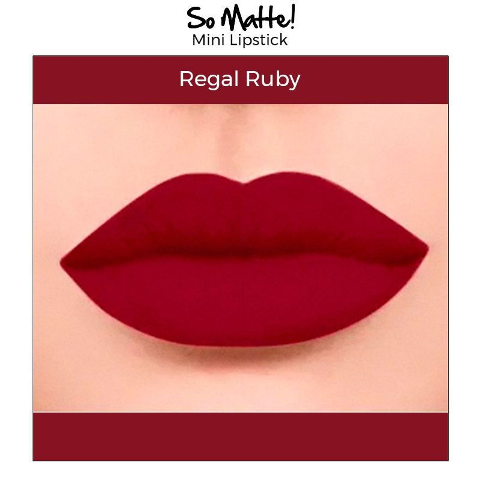 Nykaa Cosmetics So Matte! Mini Lipstick - 30 M Regal Ruby