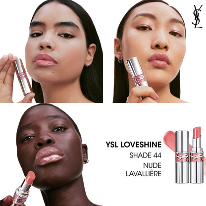 Yves Saint Laurent Loveshine High Shine Lipstick With 24H Hydration - 150 Nude Lingerie - 44 Nude Lavalliere