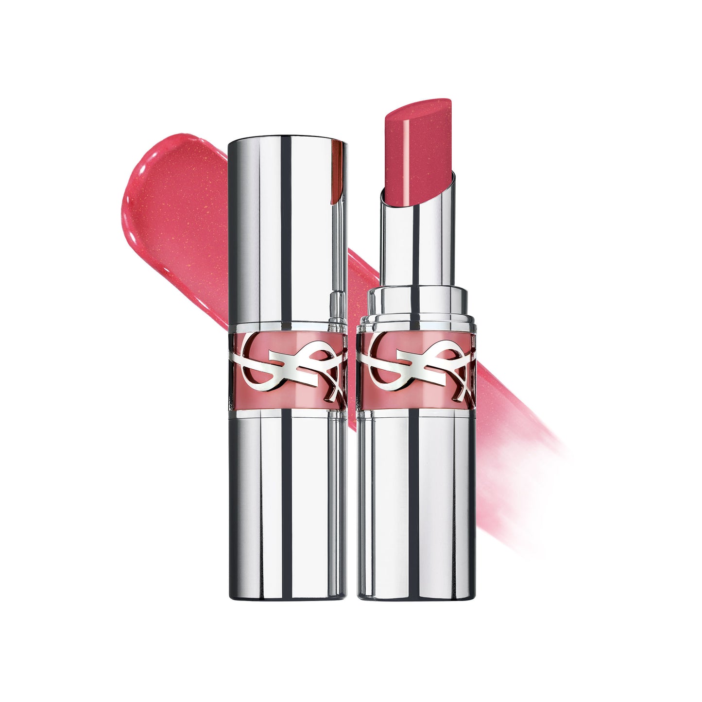 Yves Saint Laurent Loveshine High Shine Lipstick With 24H Hydration - 150 Nude Lingerie - 209 Pink Desire