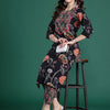 Dhiyona IE Floral Printed Pure Cotton Kurta with Trousers