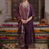 Dhiyona IE Women Ethnic Motifs Embroidered Regular Liva Kurta with Trousers & With Dupatta