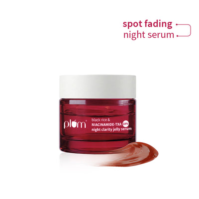 Plum Black Rice & Niacinamide-TXA 10% Night Clarity Jelly Serum