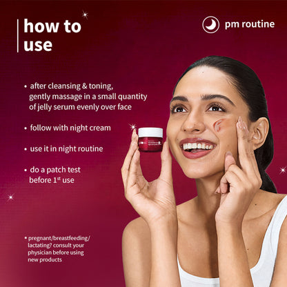 Plum Black Rice & Niacinamide-TXA 10% Night Clarity Jelly Serum