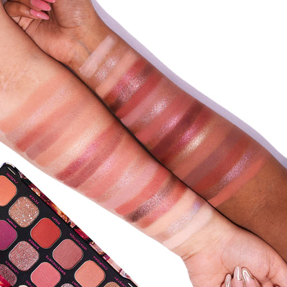 Makeup Revolution Forever Flawless Eyeshadow Palette-18 Smooth & Rich Shade - Allure