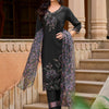 Indyancart IE Floral Beads & Stones Embroidered Regular Kurta With Trousers & Dupatta