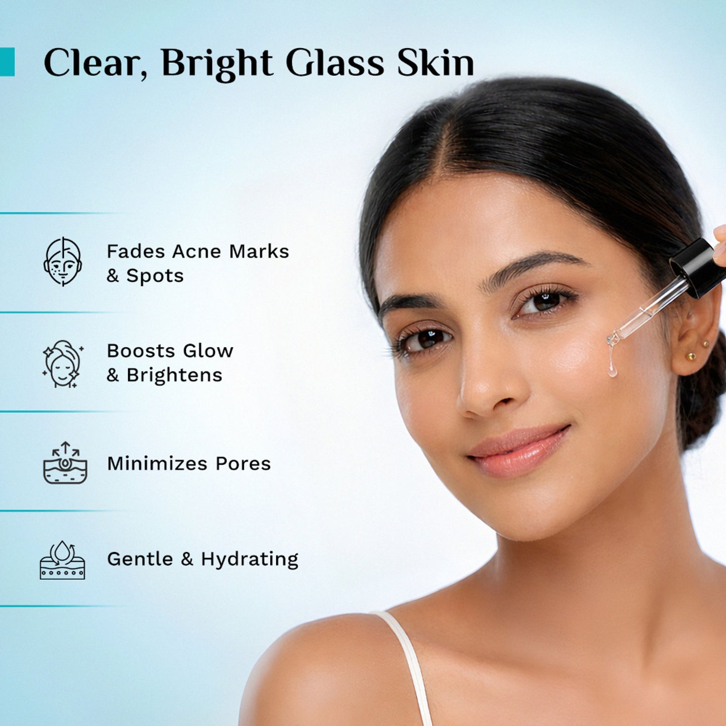 Pilgrim 10% Niacinamide with Kojic Acid & Korean Rice Water Face Serum For Clear Glass Skin Glow