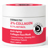 DERMISTRY Anti Aging Retinol Collagen Boost Face Pack Mask Instant Tightening Firming Glowing Skin