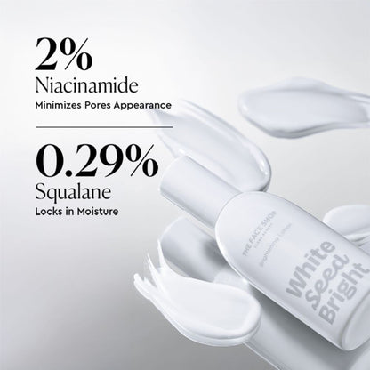 The Face Shop White Seed Brightening Lotion - Korean Moisturizer With Niacinamide for Even Skin Tone