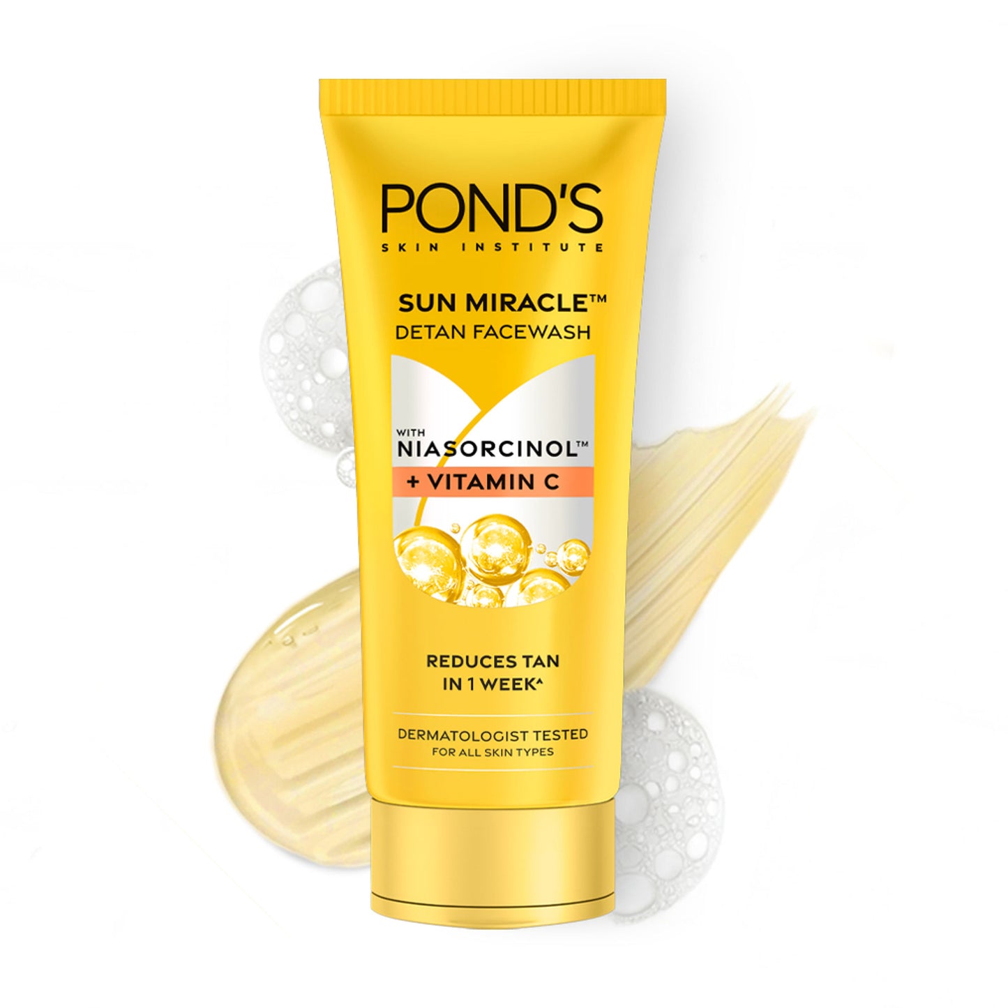 Ponds Sun Miracle Detan Facewash With Vitamin C & Niacinamide