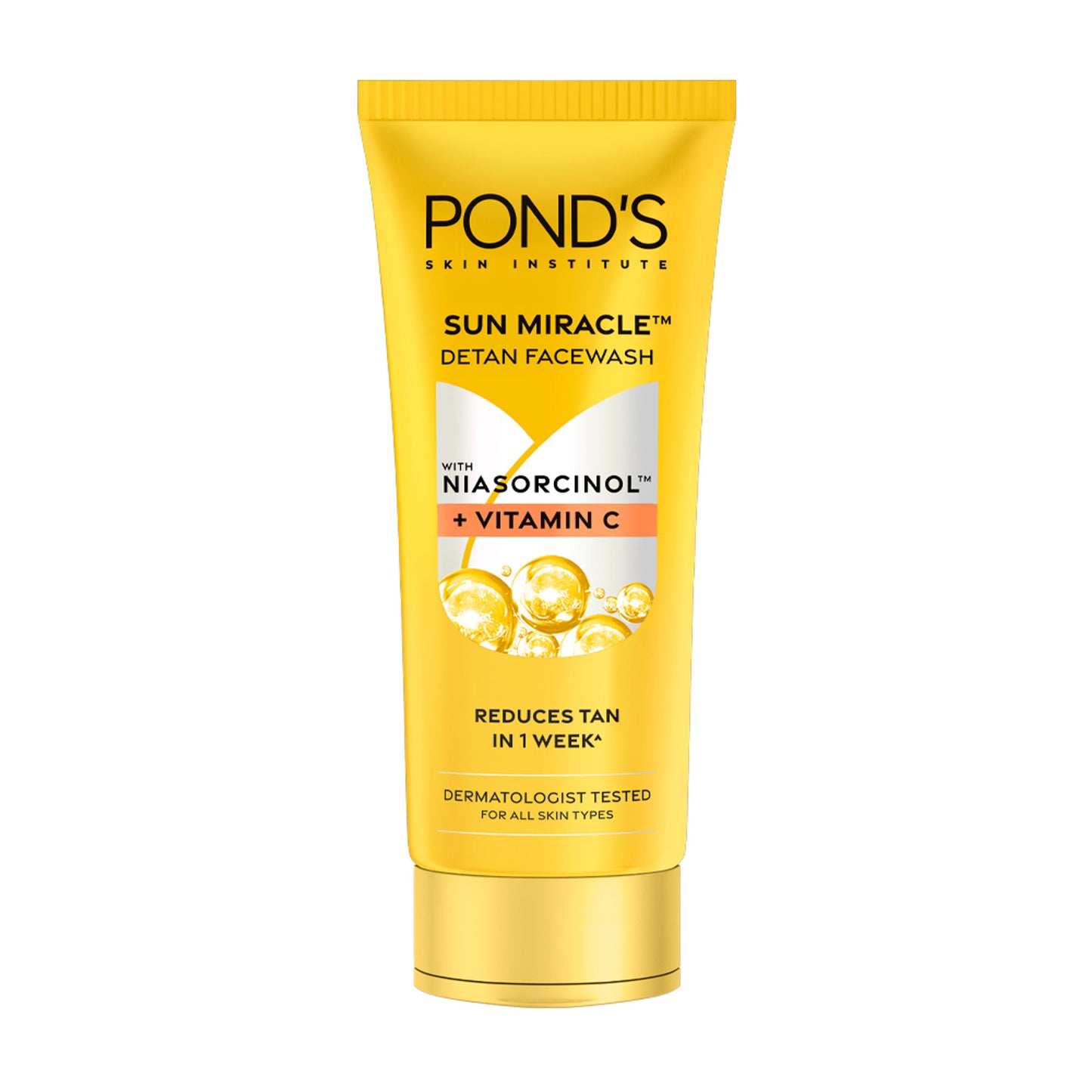 Ponds Sun Miracle Detan Facewash With Vitamin C & Niacinamide