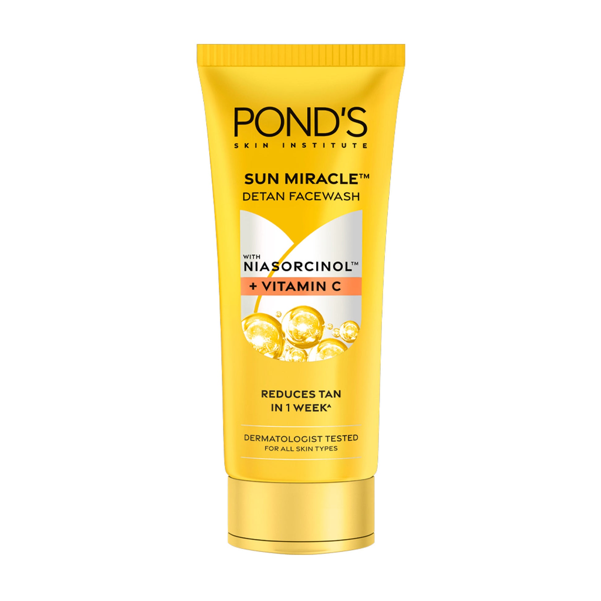 Ponds Sun Miracle Detan Facewash With Vitamin C & Niacinamide
