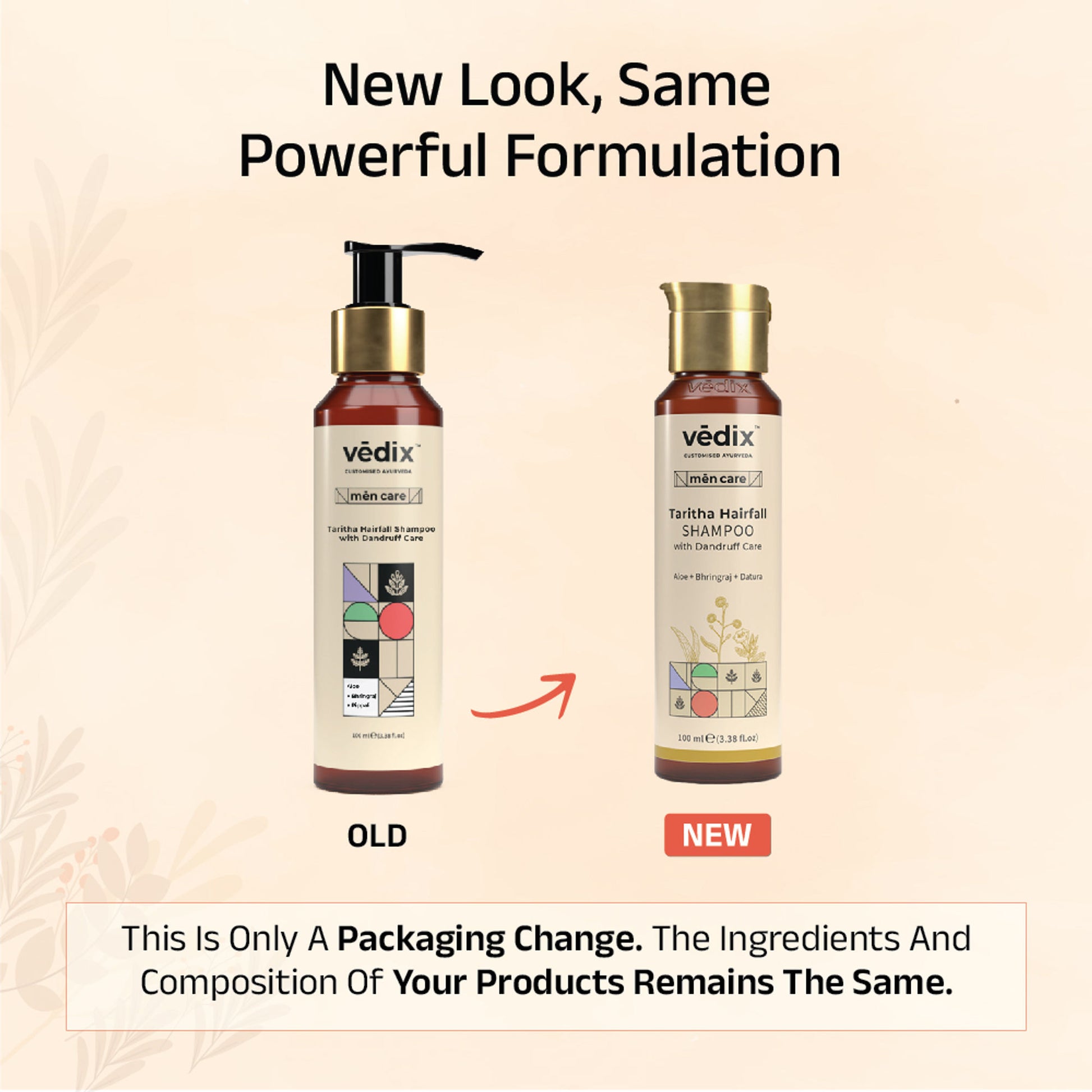 Vedix Dandruff Shampoo For Men - Normal-Oily Hair - Taritha Hair Fall Dandruff Shampoo