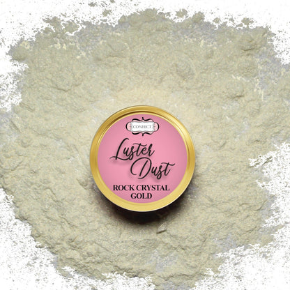 Confect Edible Luster Dust – Pack of 5 | Silver, Gold, Crystal, Blue, Purple |