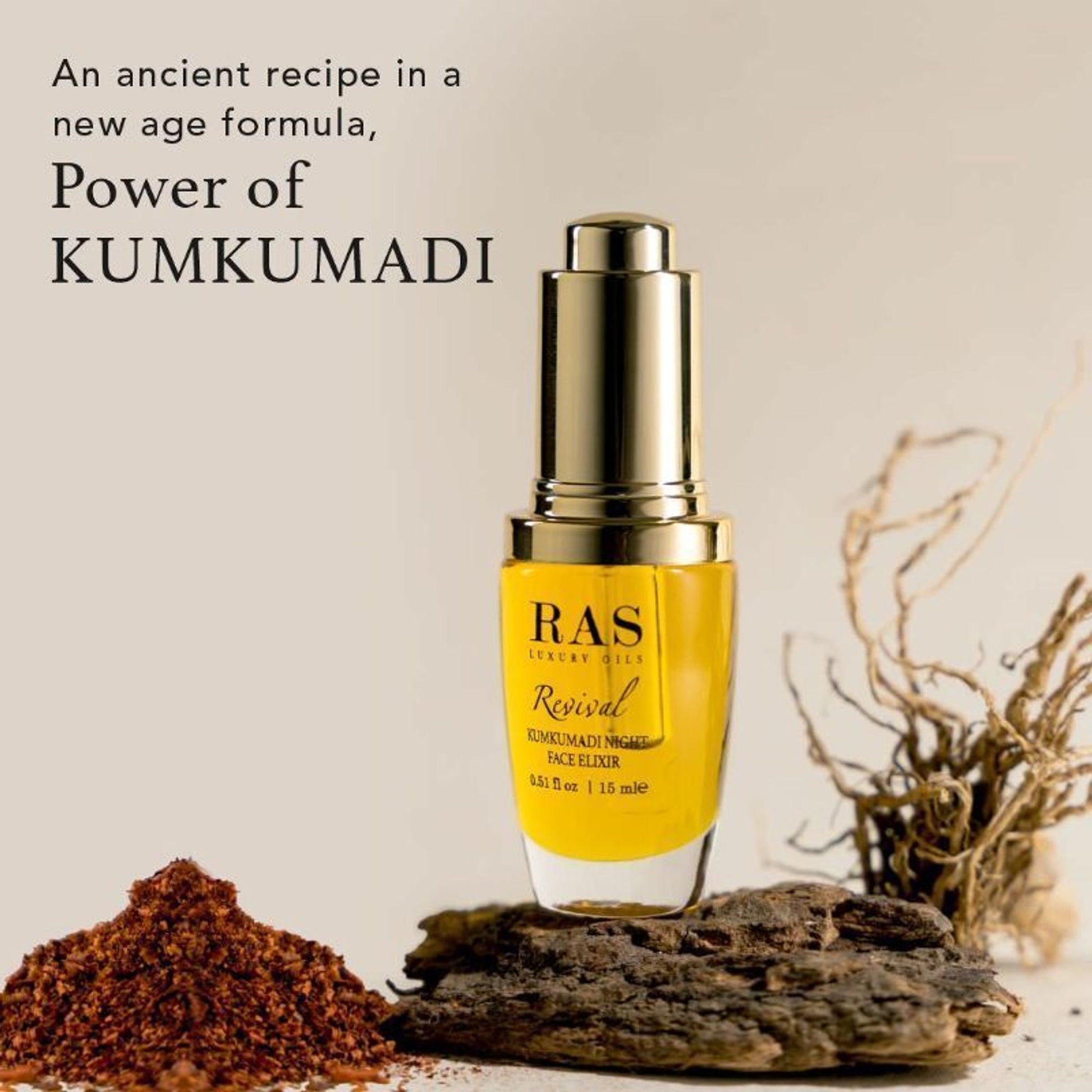 RAS Luxury Oils Revival Kumkumadi Night Face Elixir