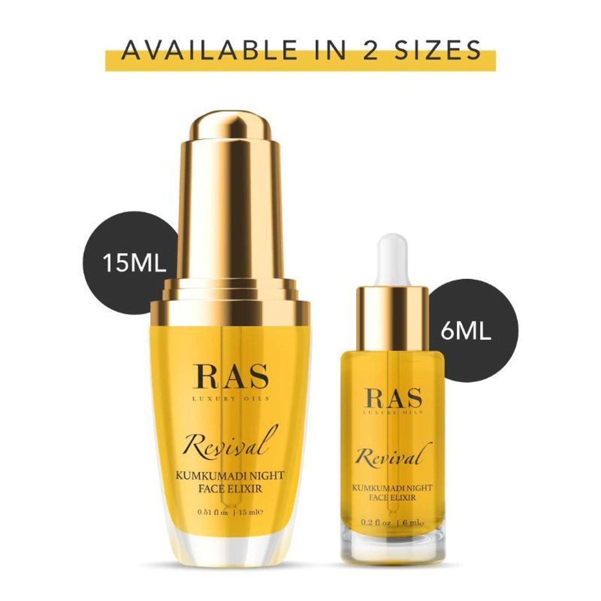 RAS Luxury Oils Revival Kumkumadi Night Face Elixir