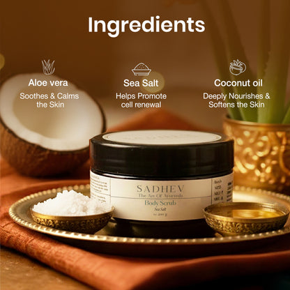 SADHEV Sea Salt Body Scrub